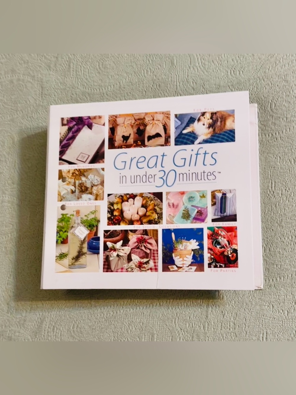 Great Gifts in Under 30 Minutes – Home Accents Book, barely used.